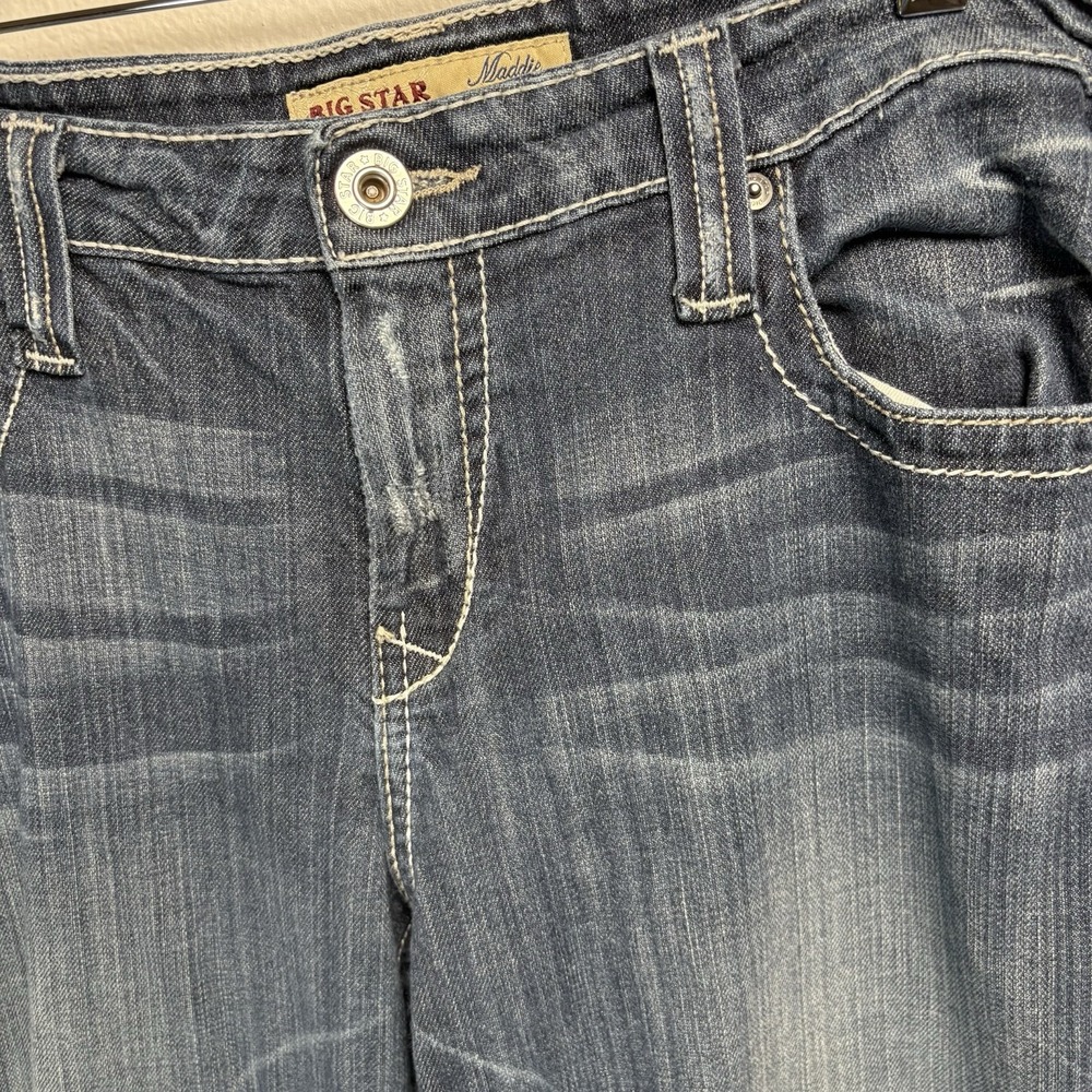 Big Star Women 33R Blue Jeans Maddie Mid Rise Y2K Denim Lycra - Picture 5 of 16